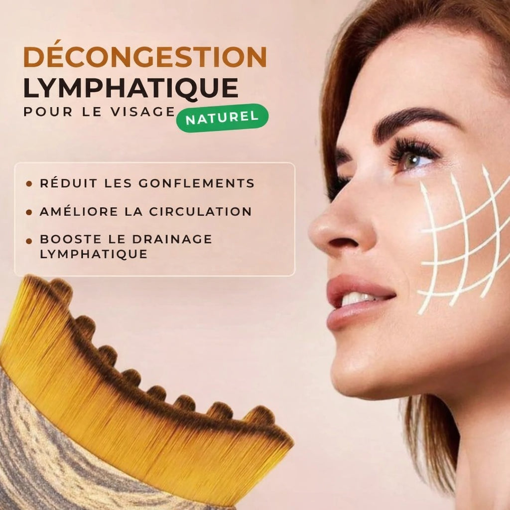 Brosse de massage lymphatique
